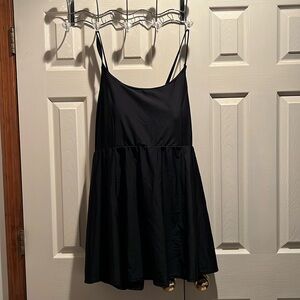 Torrid Swim Dress With Brief Size 3 3X Wireless Lace Trimmed Black One Piece